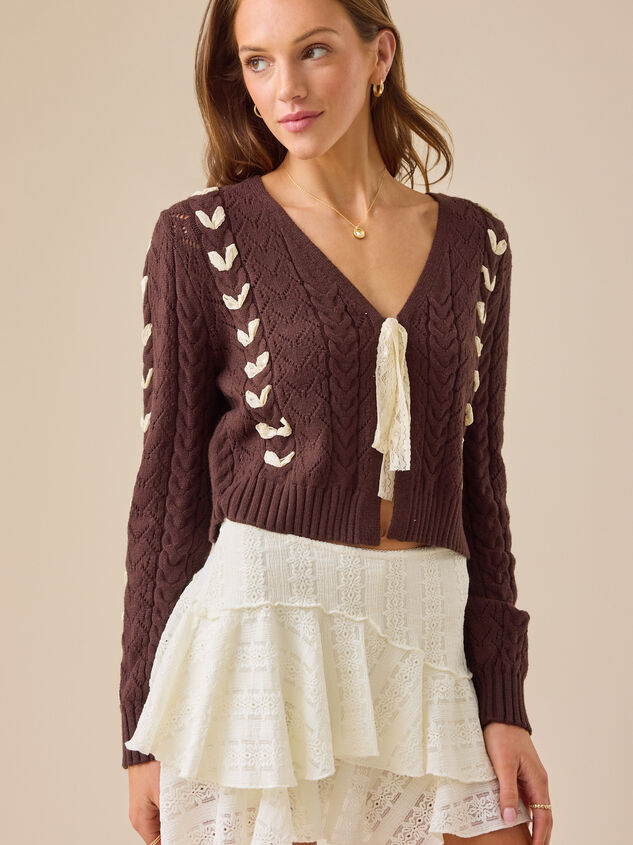 Lydia Ribbon Cardigan - TULLABEE
