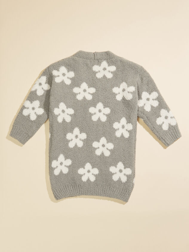 Isla Floral Toddler Cardigan Detail 2 - TULLABEE