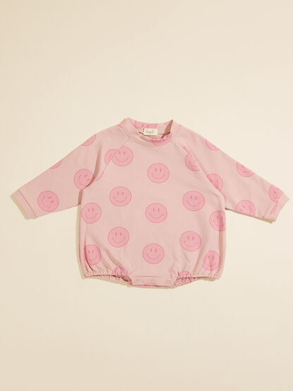 Pink Smiley Face Bubble - TULLABEE