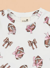 Touchdown Twirl Lounge Set Detail 2 - TULLABEE