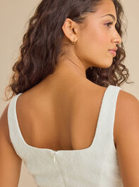 Lexi Tweed Mini Dress Detail 6 - TULLABEE