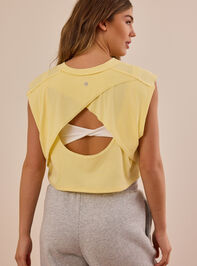 Power Play Flowy Tee Detail 2 - TULLABEE