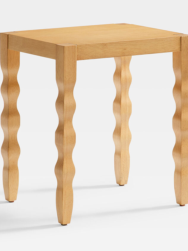 Kiera Wood Side Table Detail 3 - TULLABEE