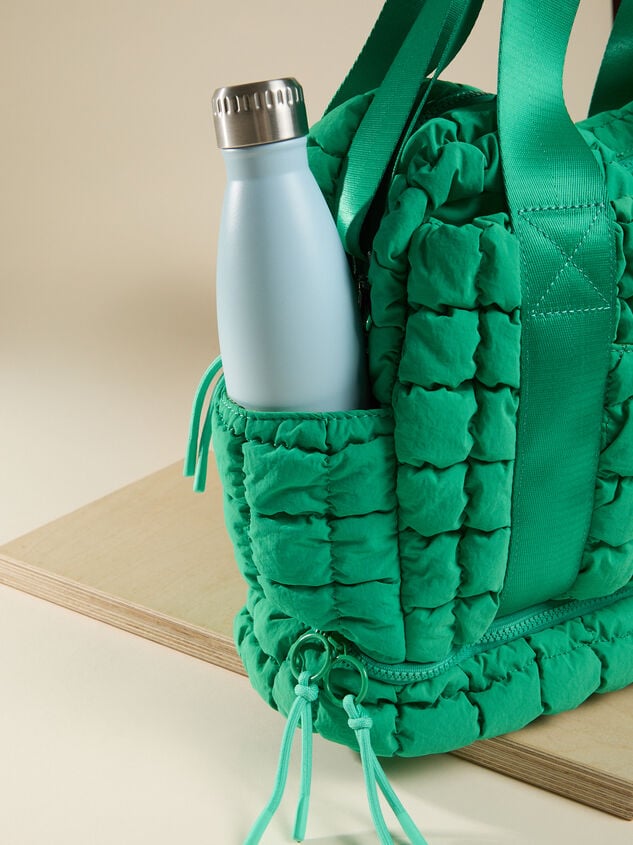 Carry On Quilted Tote Detail 4 - TULLABEE