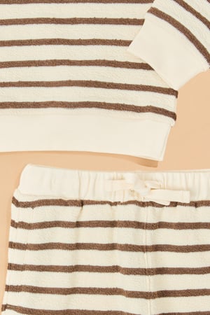 Derek Striped Top and Shorts Set - Altar'd State - 