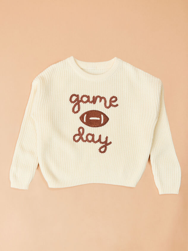 Playoff Cutie Sweater Detail 2 - TULLABEE