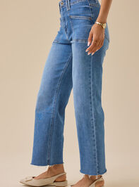 Levvy Cropped Jeans Detail 4 - TULLABEE