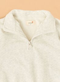 Gavin Quarter Zip Bubble Detail 2 - TULLABEE