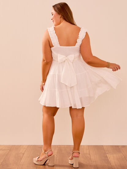 Caitlyn Ruffle Strap Mini Dress - TULLABEE