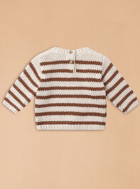 Rex Striped Sweater by Quincy Mae Detail 2 - TULLABEE