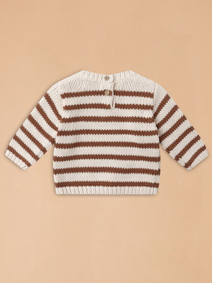 Rex Striped Sweater by Quincy Mae - TULLABEE