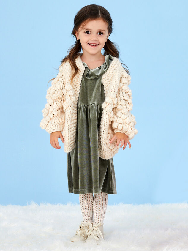 Milly Velvet Toddler Dress by Vignette Detail 1 - TULLABEE