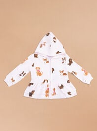 Puppy Pals Hoodie Detail 2 - TULLABEE