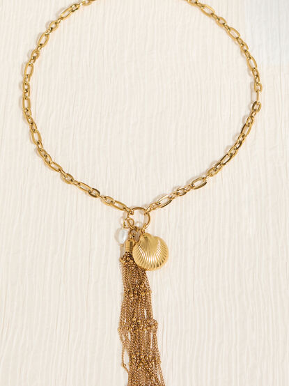 Chunky Seashell Necklace - TULLABEE