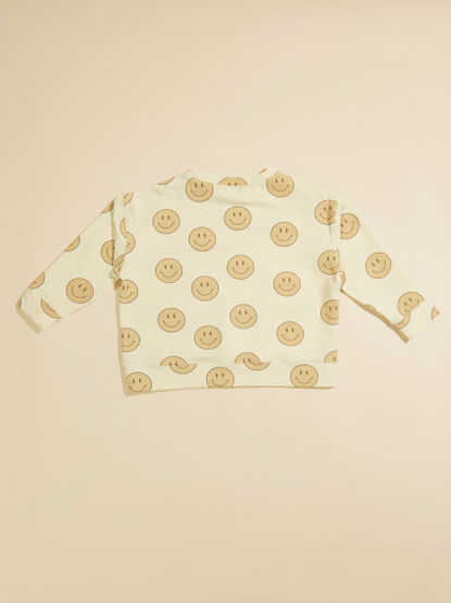 Smiley Face Sweatshirt - TULLABEE