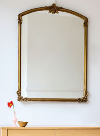 Amelie Gilded Wood Mirror Detail 2 - TULLABEE