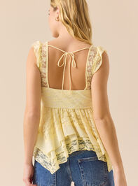 Felicity Lace Babydoll Top Detail 3 - TULLABEE