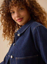Jackie Denim Jacket Detail 4 - TULLABEE