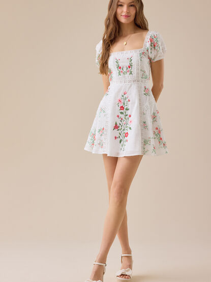 Devon Floral Mini Dress - TULLABEE