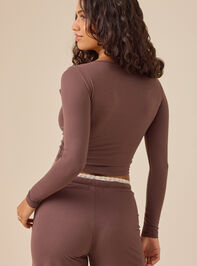 Lillian Lounge Top Detail 5 - TULLABEE