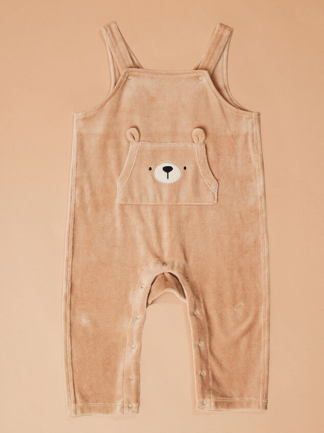 Brother Bear Velour Overall Detail 2 - TULLABEE