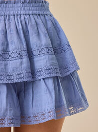 Raleigh Layered Lace Shorts Detail 3 - TULLABEE