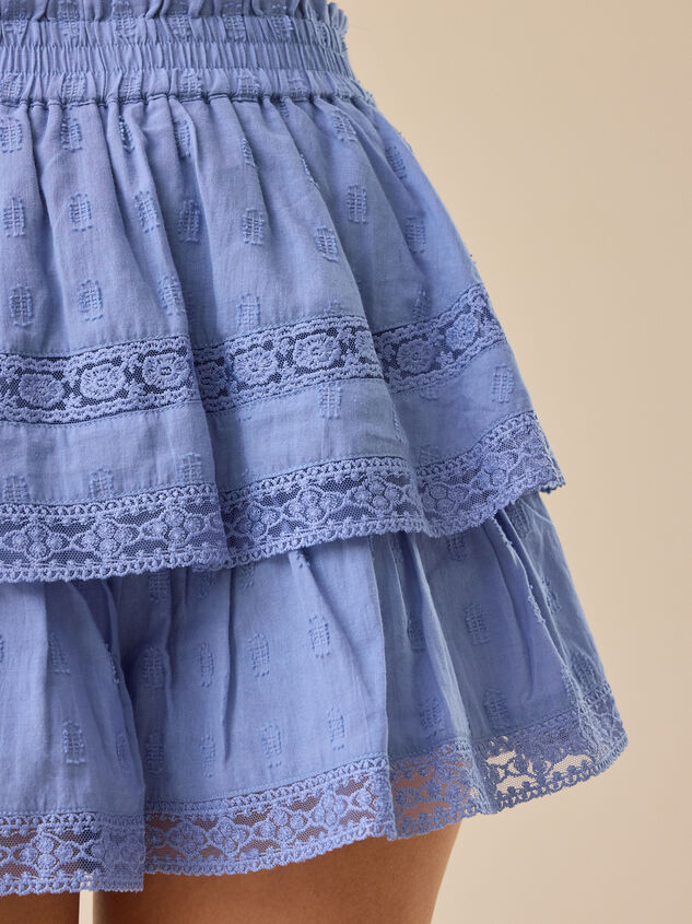 Raleigh Layered Lace Shorts Detail 3 - TULLABEE