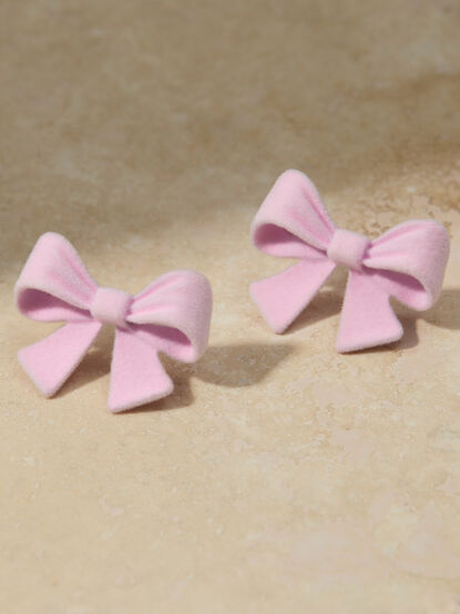 Velvet Bow Earrings - TULLABEE