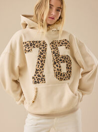 76 Leopard Print Graphic Hoodie - TULLABEE