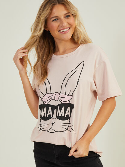 Bunny Mama Graphic Tee - TULLABEE