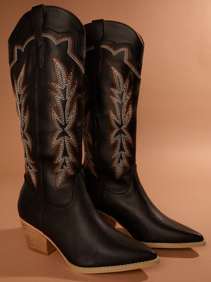 Melia Western Boots - TULLABEE