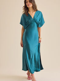 Lysa Satin Maxi Dress - TULLABEE