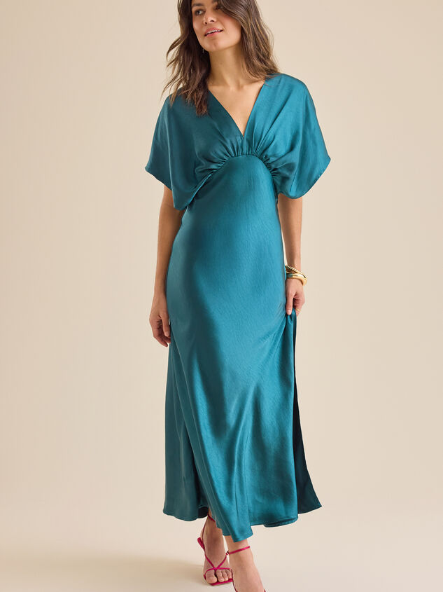 Lysa Satin Maxi Dress - TULLABEE