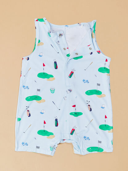 Timmy Golf Things Shortie Romper - TULLABEE