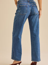 Katy Studded Straight Leg Jean Detail 5 - TULLABEE