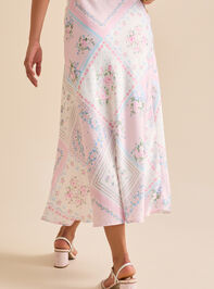 Emery Floral Midi Skirt Detail 5 - TULLABEE