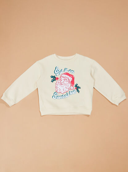 Put it on Santa's Tab Sweatshirt - TULLABEE