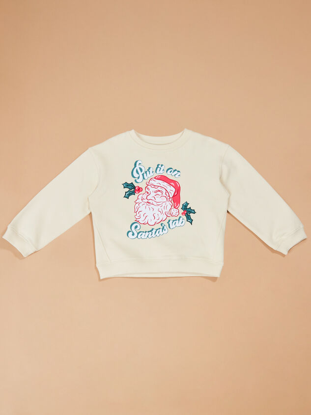Put it on Santa's Tab Sweatshirt - TULLABEE