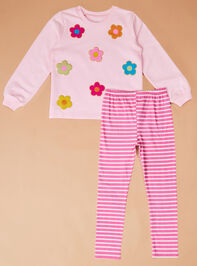 Flower Patch Top and Pant Set by Mud pie - TULLABEE