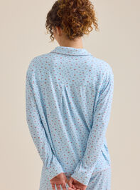 Piper Floral and Fruit Sleep Top Detail 5 - TULLABEE