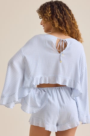 Radda Stripe Boho Top - Altar'd State - 