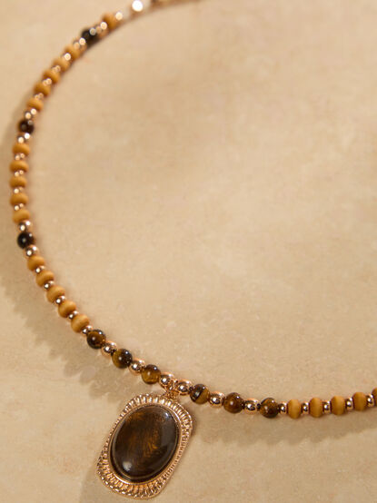 Autumn Beaded Necklace - TULLABEE