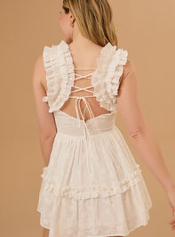 Kimberly Ruffle Mini Dress Detail 5 - TULLABEE
