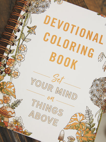 Set Your Mind on Things Above: A Devotional Coloring Book - TULLABEE