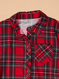 Marley Plaid Button-Up Detail 3 - TULLABEE