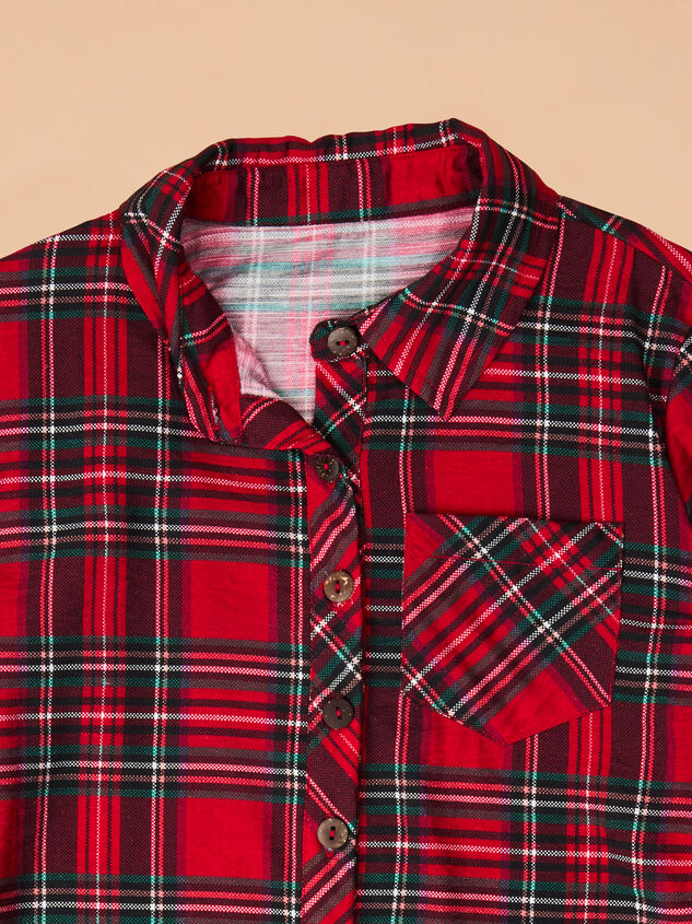 Marley Plaid Button-Up Detail 3 - TULLABEE