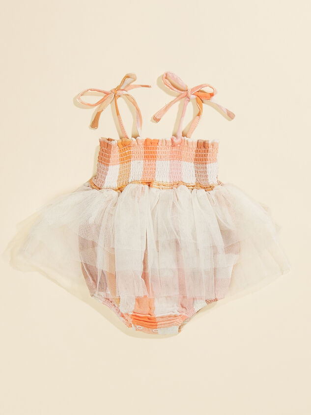 Isabella Gingham Tutu Bubble Detail 2 - TULLABEE