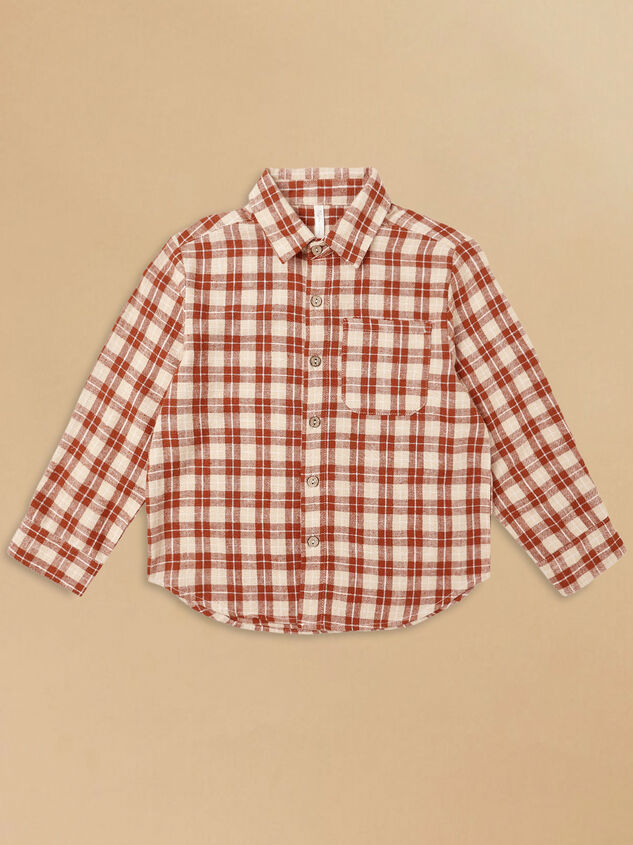 Ruston Plaid Button-Down Shirt by Rylee + Cru - TULLABEE