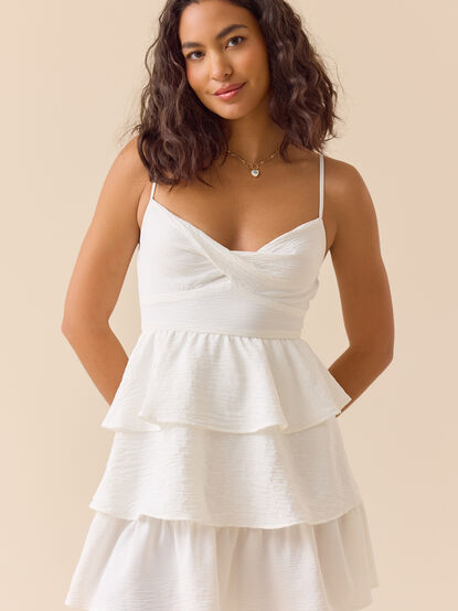 Emely Sleeveless Tie Back Dress - TULLABEE