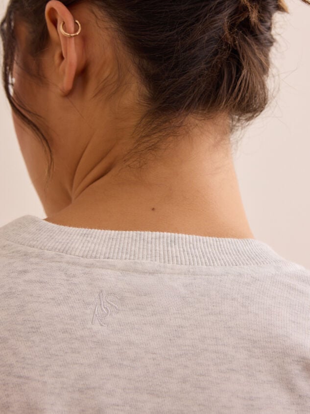 Unwind Time Embroidered Bow Pullover Detail 6 - TULLABEE